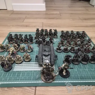 Описание картинки Армия Dark Angels от KrudAlex по цене 60 000руб | Свободный Рынок Миниатюр - СРМ