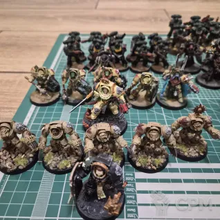 Описание картинки Армия Dark Angels от KrudAlex по цене 60 000руб | Свободный Рынок Миниатюр - СРМ