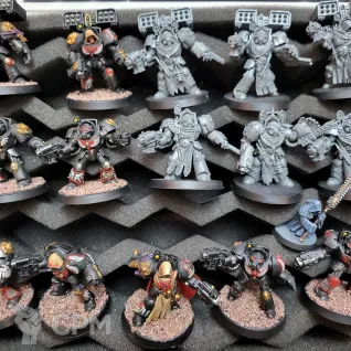 Описание картинки Deatwhing terminator squad (19ориг, 10 ноги-спина литые, ~14 таких же), +битсы от Утка по цене 11 500руб | Свободный Рынок Миниатюр - СРМ