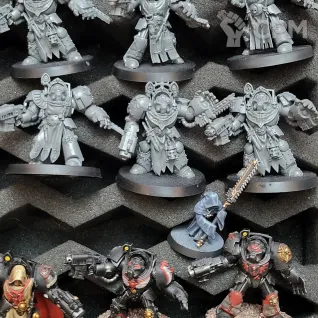 Описание картинки Deatwhing terminator squad (19ориг, 10 ноги-спина литые, ~14 таких же), +битсы от Утка по цене 11 500руб | Свободный Рынок Миниатюр - СРМ