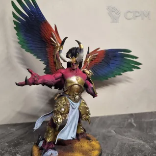 Описание картинки Magnus the Red (Магнус) от Fleen по цене 15 500руб | Свободный Рынок Миниатюр - СРМ