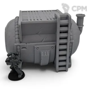 Описание картинки Индустриальный Сектор - Sci-Fi Террейн от Terrain Print по цене 2 400руб | Свободный Рынок Миниатюр - СРМ