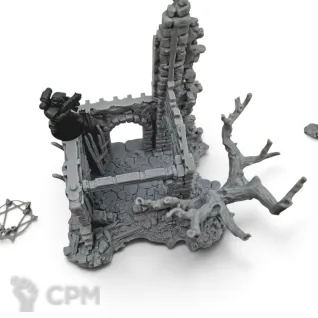 Описание картинки Дом Шепотов - Фэнтези Террейн, Forgotten Town от Terrain Print по цене 1 500руб | Свободный Рынок Миниатюр - СРМ
