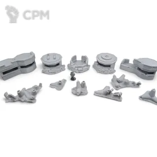 Описание картинки Линия Бункеров и Укреплений - Sci-Fi Террейн от Terrain Print по цене 2 500руб | Свободный Рынок Миниатюр - СРМ