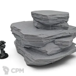 Описание картинки Пустынные Скалы №1 - Террейн от Terrain Print по цене 2 500руб | Свободный Рынок Миниатюр - СРМ