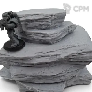 Описание картинки Пустынные Скалы №1 - Террейн от Terrain Print по цене 2 500руб | Свободный Рынок Миниатюр - СРМ