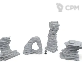 Описание картинки Пустынные Скалы №2 - Террейн от Terrain Print по цене 2 700руб | Свободный Рынок Миниатюр - СРМ