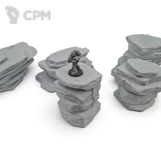 Описание картинки Пустынные Скалы №2 - Террейн от Terrain Print по цене 2 700руб | Свободный Рынок Миниатюр - СРМ
