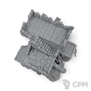 Описание картинки Тюрьма - Фэнтези Террейн, Forgotten Town от Terrain Print по цене 1 500руб | Свободный Рынок Миниатюр - СРМ