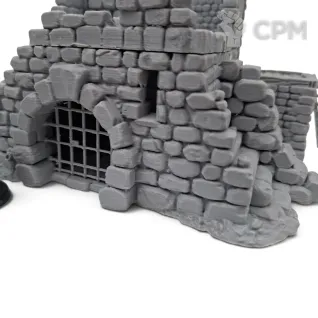 Описание картинки Тюрьма - Фэнтези Террейн, Forgotten Town от Terrain Print по цене 1 500руб | Свободный Рынок Миниатюр - СРМ