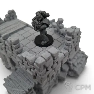 Описание картинки Тюрьма - Фэнтези Террейн, Forgotten Town от Terrain Print по цене 1 500руб | Свободный Рынок Миниатюр - СРМ