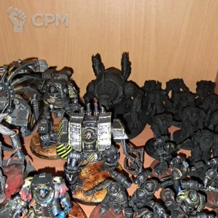 Описание картинки армия Iron Warriors Железные воины от Вячеслав Василенко по цене 12 000руб | Свободный Рынок Миниатюр - СРМ