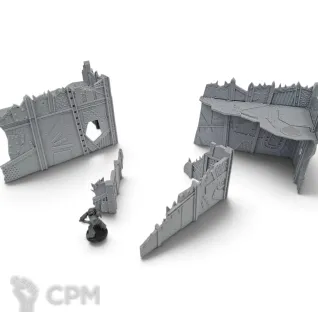 Описание картинки Killzone V'Ork'us - Комплект от Terrain Print по цене 4 300руб | Свободный Рынок Миниатюр - СРМ