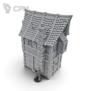 Описание картинки Дом на Эмбер Лэйн 13 - Фэнтези Террейн, Hexengarde от Terrain Print по цене 2 100руб | Свободный Рынок Миниатюр - СРМ