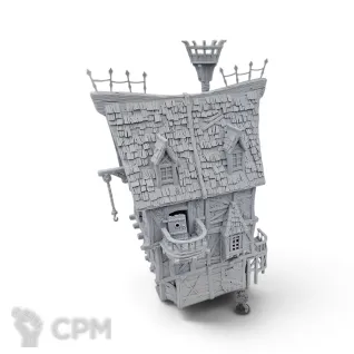 Описание картинки Дом на Дрифтвуд Лэйн 46 - Фэнтези Террейн, Hexengarde от Terrain Print по цене 4 700руб | Свободный Рынок Миниатюр - СРМ