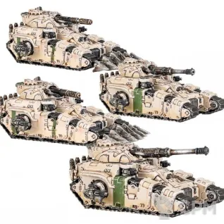 Описание картинки Legions Imperialis: Kratos Heavy Tank Squadron от MiniaturesFAN по цене 6 656руб | Свободный Рынок Миниатюр - СРМ