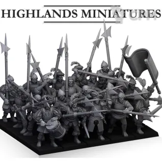 Описание картинки Empire state troops with halberds (Алебардисты) от Temlaa по цене 700руб | Свободный Рынок Миниатюр - СРМ
