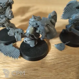 Описание картинки Blood Аngels Sanguinary Guard (old) original х 5 + Бонусный (6-й) от amatveev по цене 2 500руб | Свободный Рынок Миниатюр - СРМ