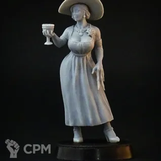 Описание картинки tall lady от Brother Vinni по цене 820руб | Свободный Рынок Миниатюр - СРМ