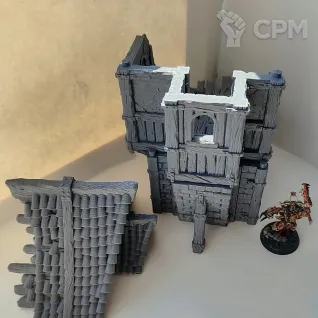 Описание картинки Ember Lane Ruin от Мастерская террейна по цене 1 100руб | Свободный Рынок Миниатюр - СРМ