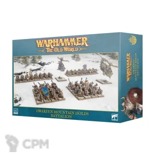 Описание картинки The Old World: Dwarfen Mountains Holds Battalion от LifeIsNow по цене 16 490руб | Свободный Рынок Миниатюр - СРМ