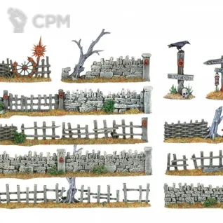 Описание картинки Walls and Fences от MiniaturesFAN по цене 4 428руб | Свободный Рынок Миниатюр - СРМ