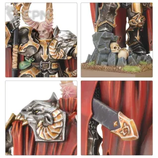Описание картинки Набор миниатюр Warhammer The Old World Warriors of Chaos Champion of Chaos от Дауран по цене 2 700руб | Свободный Рынок Миниатюр - СРМ