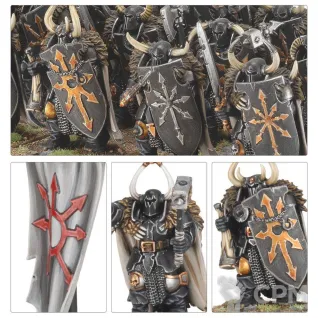 Описание картинки Набор миниатюр Warhammer The Old World Warriors of Chaos Chaos Warriors от Дауран по цене 7 000руб | Свободный Рынок Миниатюр - СРМ