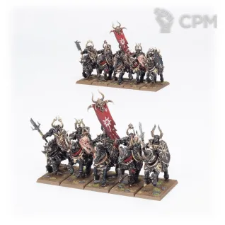 Описание картинки Набор миниатюр Warhammer The Old World Warriors of Chaos Chaos Knights от Дауран по цене 7 000руб | Свободный Рынок Миниатюр - СРМ