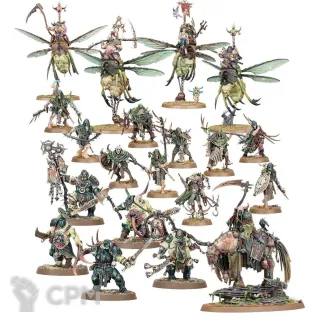 Описание картинки Набор миниатюр Warhammer Age of Sigmar Maggotkin of Nurgle Shudderblight Cyst от Дауран по цене 20 000руб | Свободный Рынок Миниатюр - СРМ