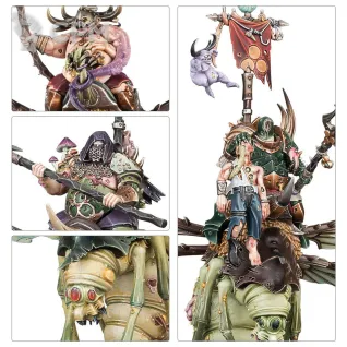 Описание картинки Набор миниатюр Warhammer Age of Sigmar Maggotkin of Nurgle Shudderblight Cyst от Дауран по цене 20 000руб | Свободный Рынок Миниатюр - СРМ
