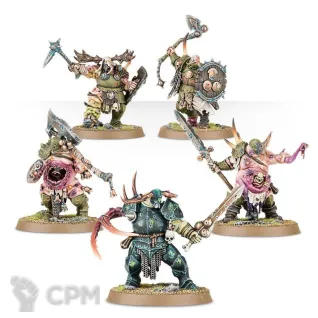 Описание картинки Набор миниатюр Warhammer Age of Sigmar Maggotkin of Nurgle Shudderblight Cyst от Дауран по цене 20 000руб | Свободный Рынок Миниатюр - СРМ