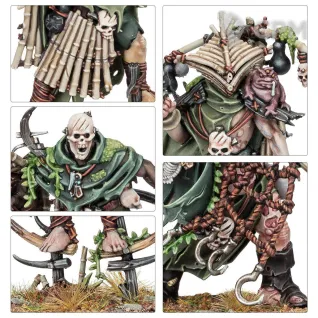 Описание картинки Набор миниатюр Warhammer Age of Sigmar Maggotkin of Nurgle Shudderblight Cyst от Дауран по цене 20 000руб | Свободный Рынок Миниатюр - СРМ