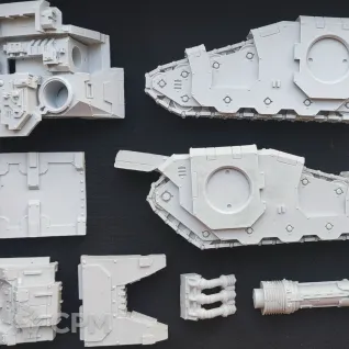 Описание картинки Sicaran Venator Tank Hunter, литьё. от Tenzen по цене 3 000руб | Свободный Рынок Миниатюр - СРМ
