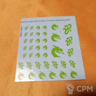 Описание картинки Alpha Legion Transfer Sheet от aldger по цене 100руб | Свободный Рынок Миниатюр - СРМ