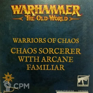 Описание картинки Chaos Sorscerer with arcane familiar от Amelio по цене 4 000руб | Свободный Рынок Миниатюр - СРМ