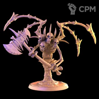 Описание картинки Skull Lord Marrowgar от Орки с наГорки по цене 400руб | Свободный Рынок Миниатюр - СРМ