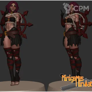 Описание картинки Хаоситка аниме Cultist chan anime figurine 32м от ChurcHehe 3d print по цене 500руб | Свободный Рынок Миниатюр - СРМ