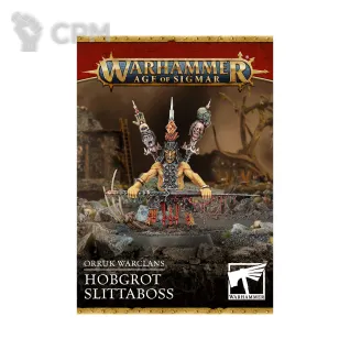 Описание картинки Набор миниатюр Warhammer Age of Sigmar Orrukk Warclans Hobgrot Slittaboss от Дауран по цене 3 000руб | Свободный Рынок Миниатюр - СРМ