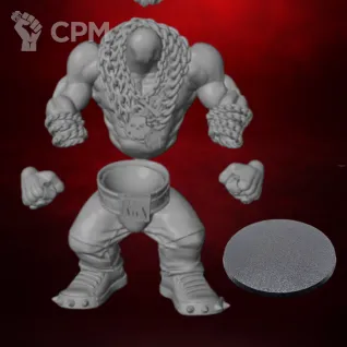 Описание картинки Ork Mistah орк Warhammer 40k миниатюра для покраски, база 32 мм в комплекте от 3DSprint по цене 200руб | Свободный Рынок Миниатюр - СРМ
