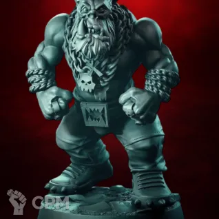 Описание картинки Ork Mistah орк Warhammer 40k миниатюра для покраски, база 32 мм в комплекте от 3DSprint по цене 200руб | Свободный Рынок Миниатюр - СРМ