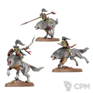 Описание картинки Snarlboss and Wolfgit Retinue от MiniaturesFAN по цене 6 100руб | Свободный Рынок Миниатюр - СРМ