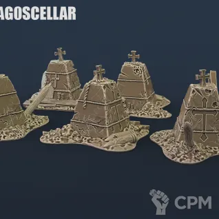 Описание картинки Trench Crusade terrain от DrunkMag0sFactorum по цене 1 000руб | Свободный Рынок Миниатюр - СРМ