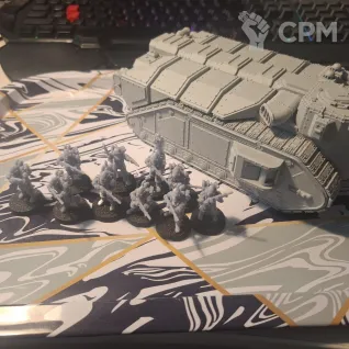 Описание картинки Crassus + 10 солярных бойцов от Kaniton по цене 3 250руб | Свободный Рынок Миниатюр - СРМ