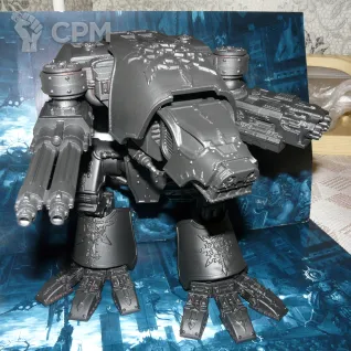 Описание картинки Chaos Warhound Боевой пёс хаоса - class Titan от volkolok13 по цене 7 500руб | Свободный Рынок Миниатюр - СРМ