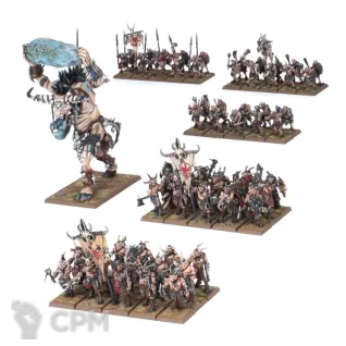 Описание картинки Beastmen Brayherds Battalion от MiniaturesFAN по цене 24 435руб | Свободный Рынок Миниатюр - СРМ