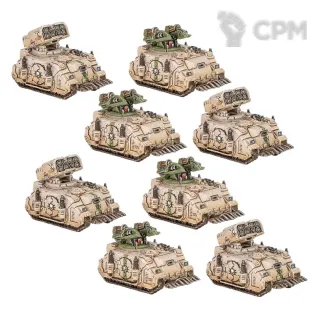 Описание картинки Whirlwind and Scorpius Missile Tank Squadrons от MiniaturesFAN по цене 6 656руб | Свободный Рынок Миниатюр - СРМ