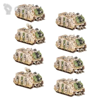 Описание картинки Vindicator Siege Tank Squadron от MiniaturesFAN по цене 6 656руб | Свободный Рынок Миниатюр - СРМ