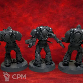 Описание картинки Миниатюры 35 мм для Warhammer 40K Leviathan Infernus Squad (5 шт)+базы, готовы к покраске от 3DSprint по цене 777руб | Свободный Рынок Миниатюр - СРМ