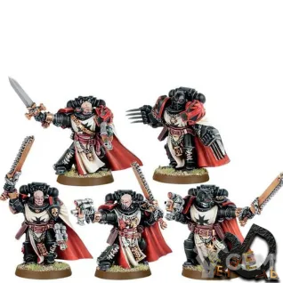 Описание картинки Sword Brethren Squad Black Templars от R.E.print по цене 850руб | Свободный Рынок Миниатюр - СРМ